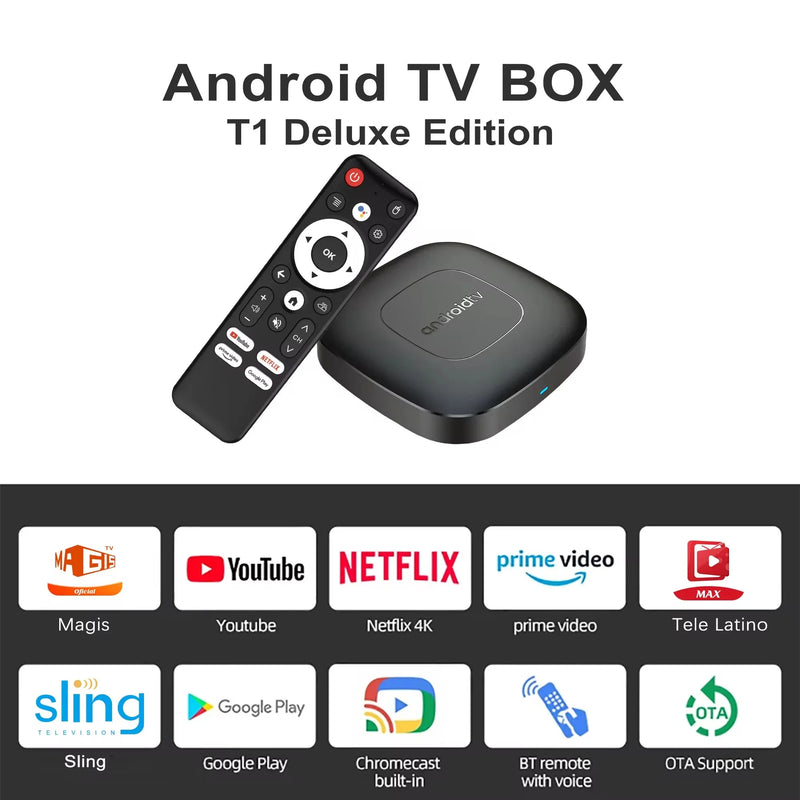 [NOVA TV BOX] AndroidTV T1 Express - Transforme sua TV em Smart