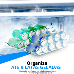 Dispenser Auto Rolante - Organizador de Latas Auto Fresh